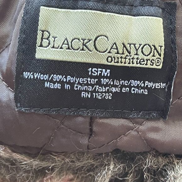 Black Canyon Outfitters Wool Blend Winter Hat with Ear Flaps and Chin Strap - Picture 7 of 7